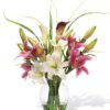 Calla & rubrum lilies flower arrangement