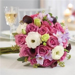 Purple Elegance Mixed Bouquet - Lilac Flower Shop