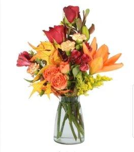 Harvest sunrise flower bouquet