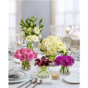 Purple Elegance Centerpiece Package - Lilac Flower Shop