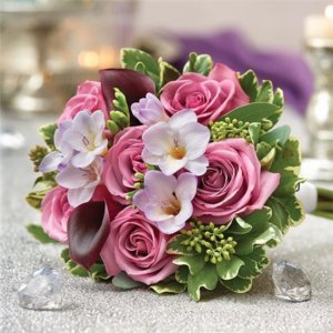 Purple Elegance Petite Bouquet - Lilac Flower Shop