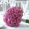 purple elegance rose bouquet - Lilac Flower Shop