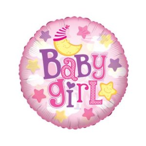 Baby Girl Mylar Balloon