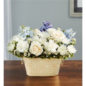 Loving Remembrance Blue & White - Lilac Flower Shop