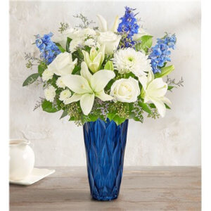 Peaceful Harmony Blue And White from Lilac Florist in San Diego CA