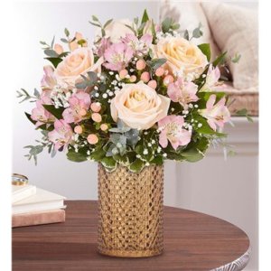 Perfectly Peach Bouquet - Flower Shop Lilac