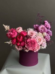 Luxury Flower Box Arrangement from Lilac Florist | San Diego's Top Florist