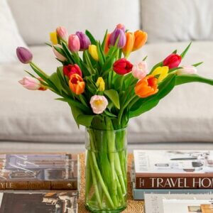 Mixed Color Tulip Bouquet in San Diego from Lilac Florist | Top Florist in San Diego CA