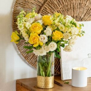 Sunshine Charm Flower Bouquet from Lilac Florist in San Diego CA