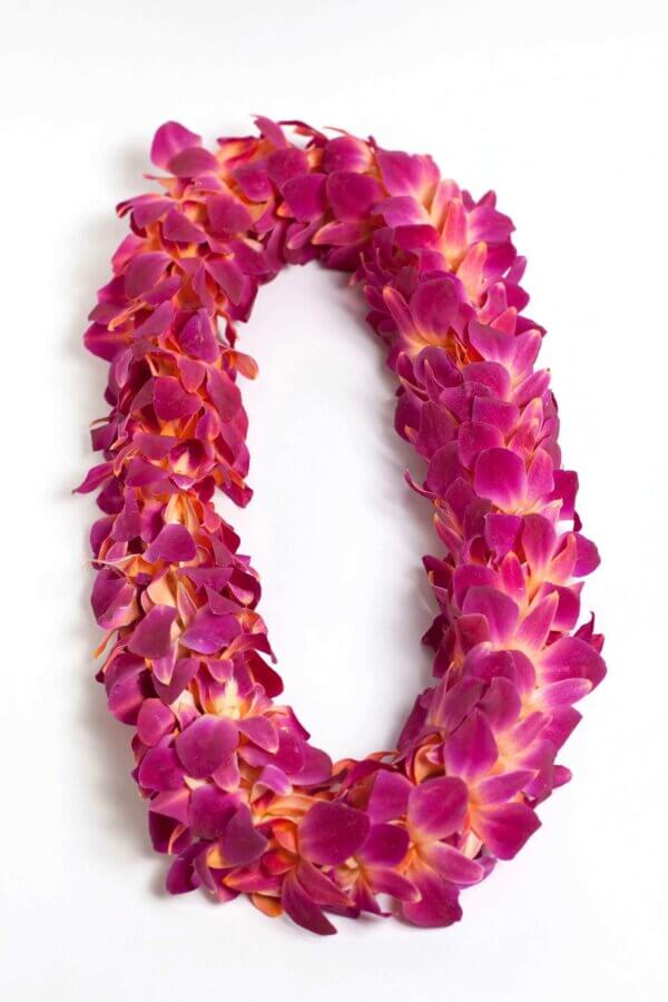 Pink Double Orchid Lei San Diego CA - Lilac Flower Shop